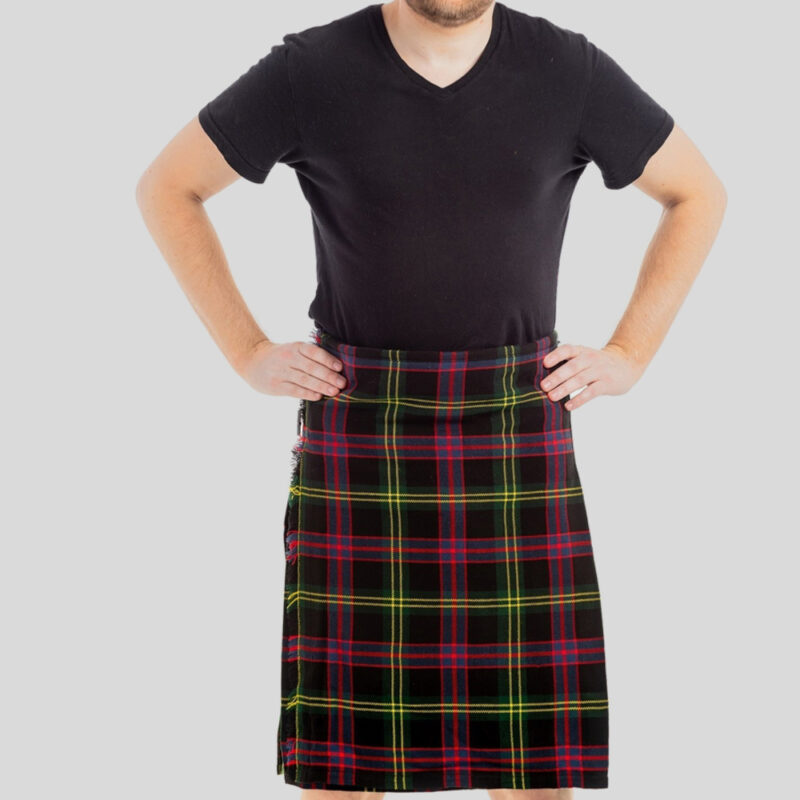 Decent Black Tartan Kilt