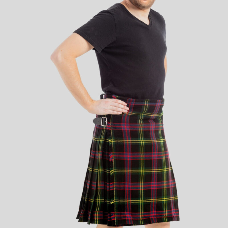 Decent Black Tartan Kilt